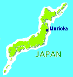 map of Morioka