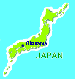 map of Okayama