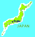 map of Osaka