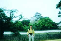 Himeji castle with Alex