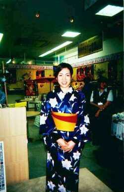 Chika in the kimono